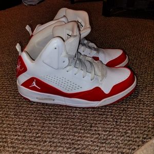 Jordans size 11 flight+crease protectors and new laces